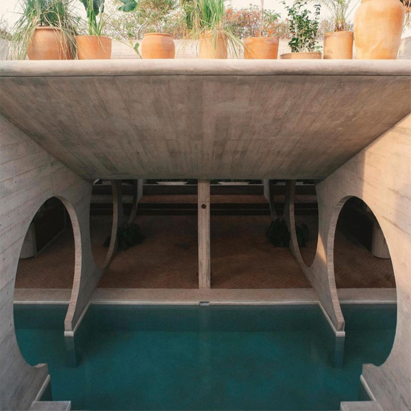 Unique pool in Casa TO hotel by Ludwig Godefroy