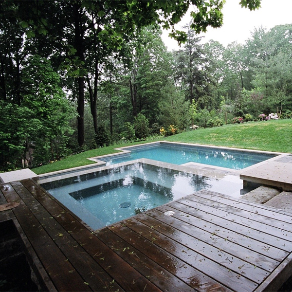 poool and spa by Oriole Landscaping