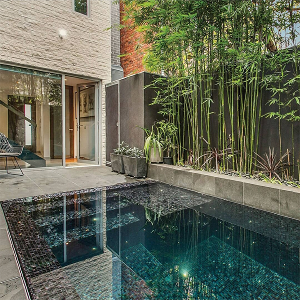 mini pool and landscaping by Coolabah Landscapes