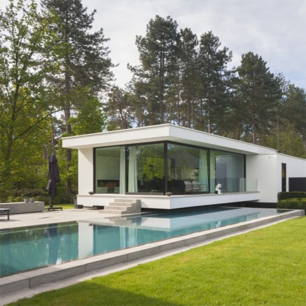 modern mirror pool in a project by EURO 2018