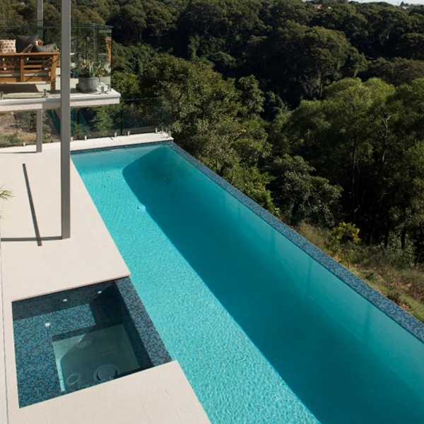 lap infinity pool and spa by Vision Pools