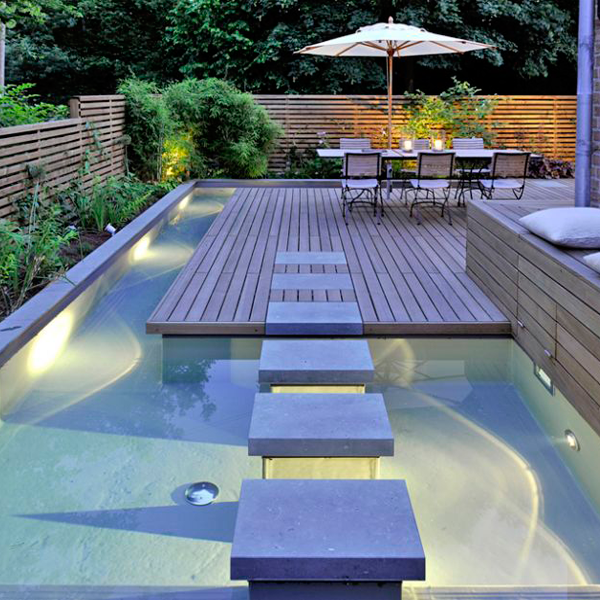 minipool, spa and deck