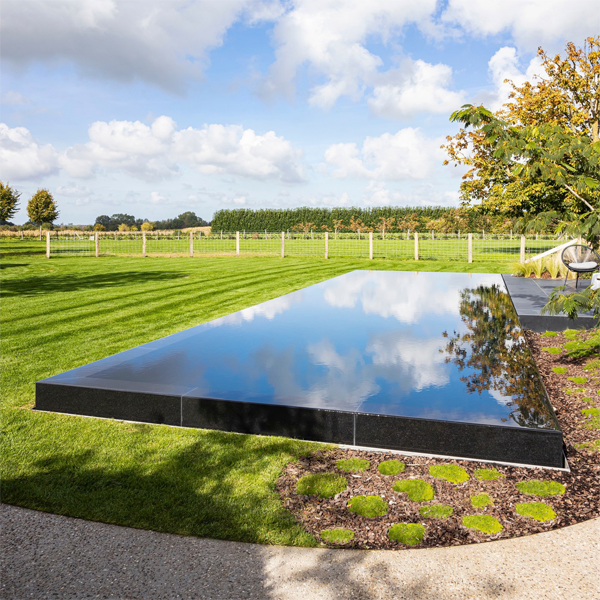 black mirror pool, by Art Pools