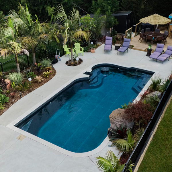 Prefab pool model Jamaican by Freedom Pools NZ