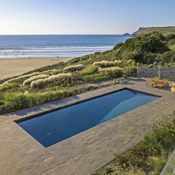 private pool near the beach by Deep End Pools