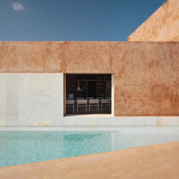 custom pool in a modern house by Bak Gordon