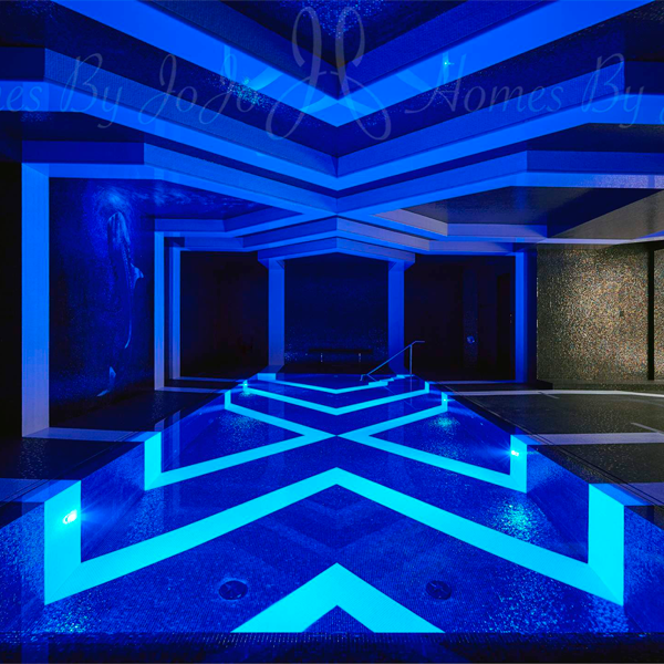 a spectacular indoor mirror pool by Betz Pools