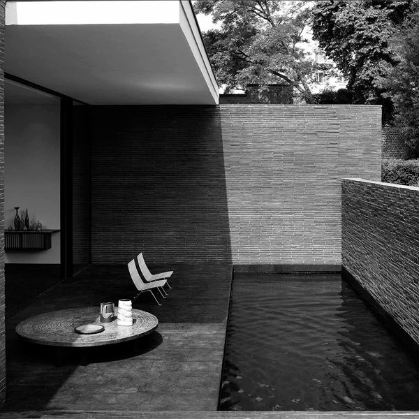 minimalist mini pool by Olivier Dwek