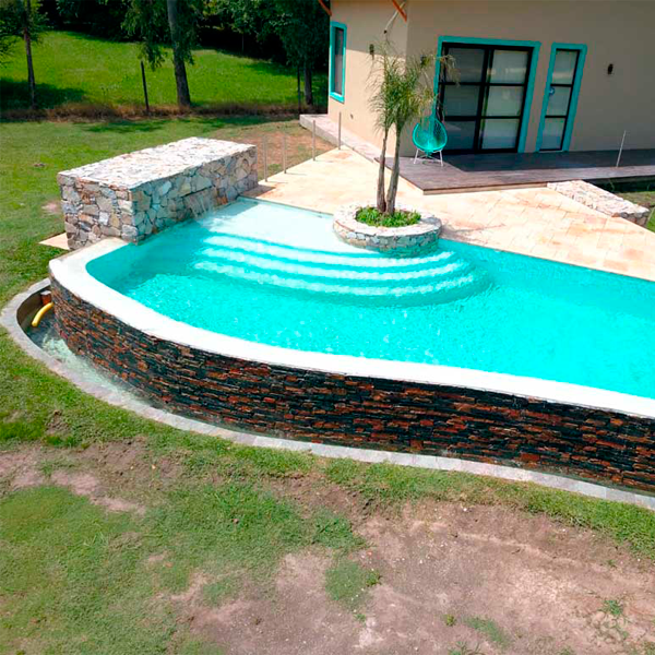 infinity white custom pool