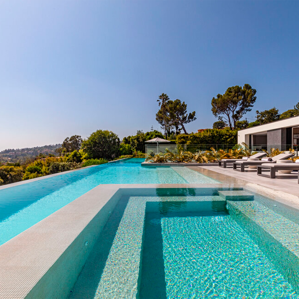 suspended infinity pool by Lynda Murray