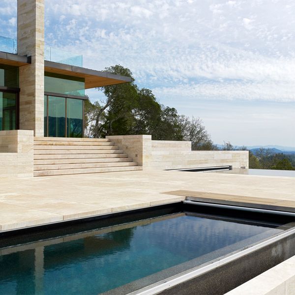 two infinity pools in a project by Piechota Architecture
