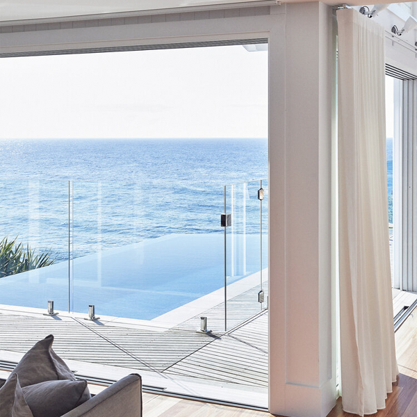 infinity pool with sea view in a project by Rama Architects