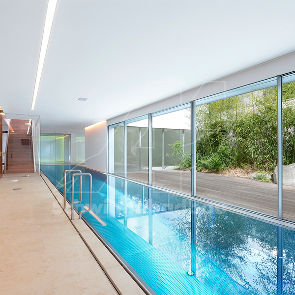 indoor steel lap pool