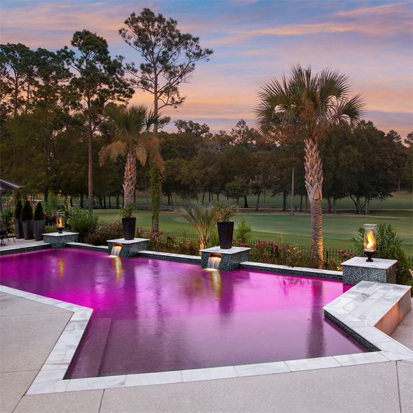 bespoke geometric pool by Morehead Pools