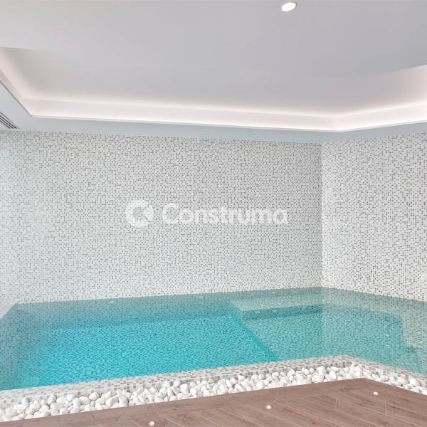 indoor pool spa by Construma