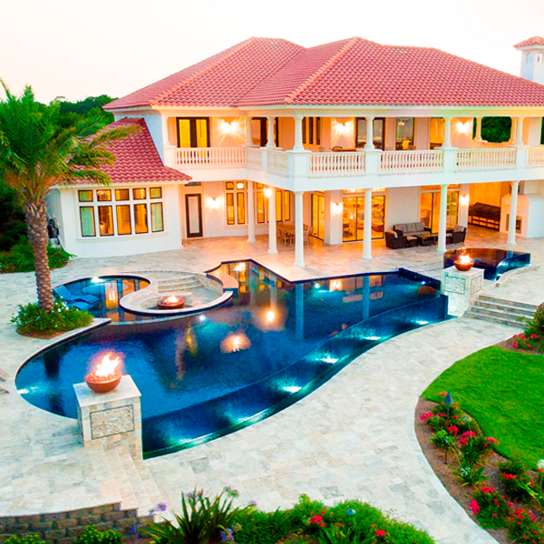 custom infinity pool