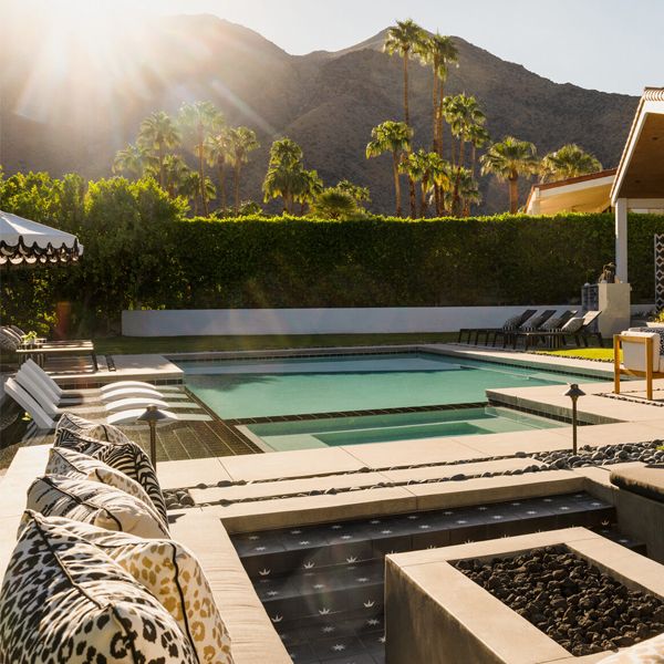 swimming pool, spa and garden in a project by Michelle Boudreau Design