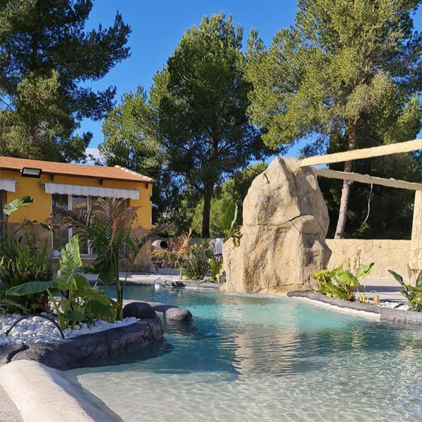 Private sand pool by Paradise Pools Spain