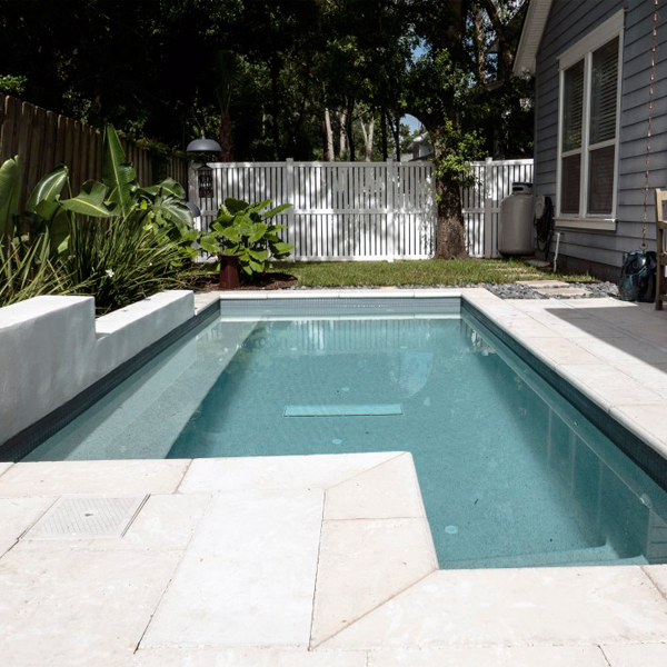 minipool and garden