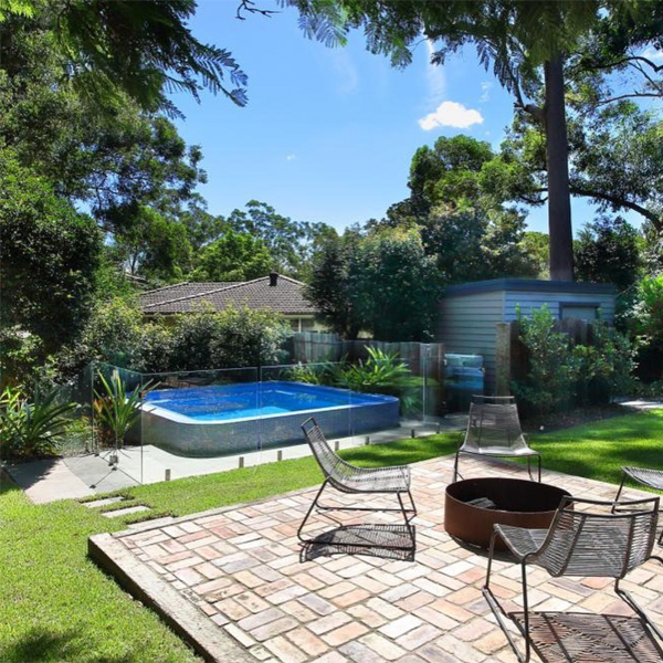 plunge pool in a project by The Other Side Landscapes