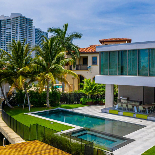 mirror pool and spa by Kiso Group