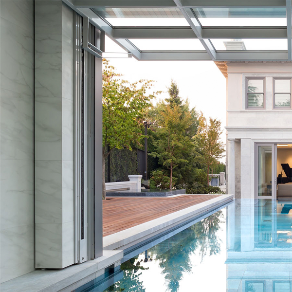 overflow mirror pool by Stevens Pools