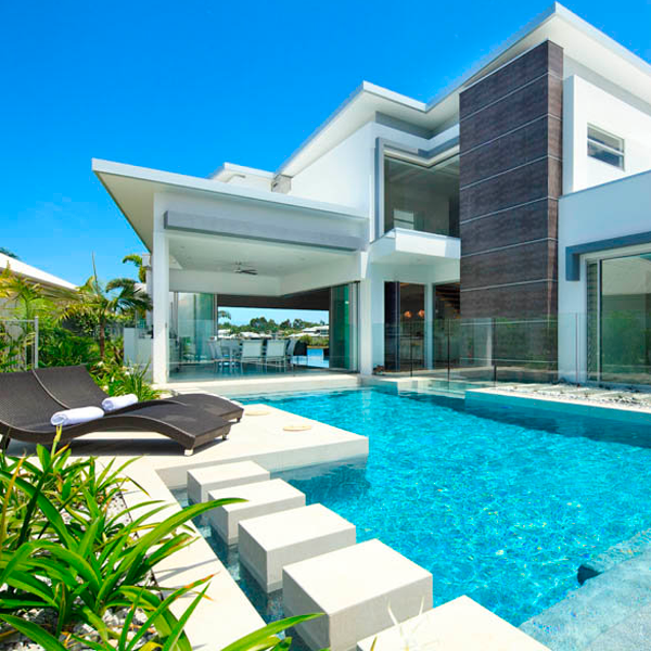 modern swimming pool