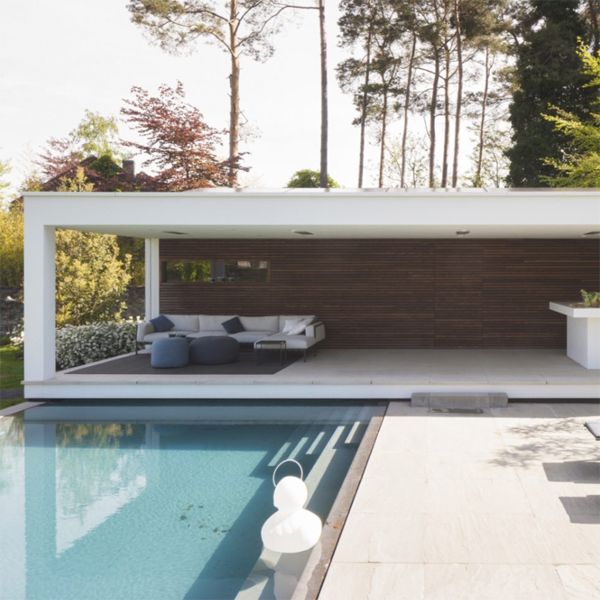 modern mirror pool in a project by EURO 2018