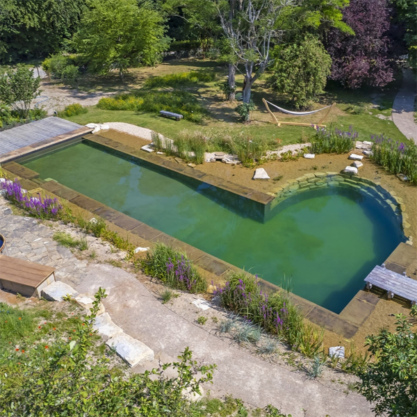 natural pool by Gartenart in East Sussex