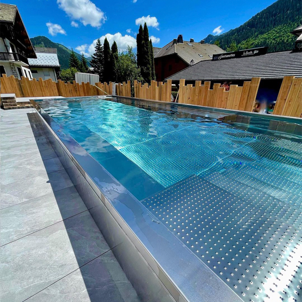 steel pool spa by Concept Piscines Inox
