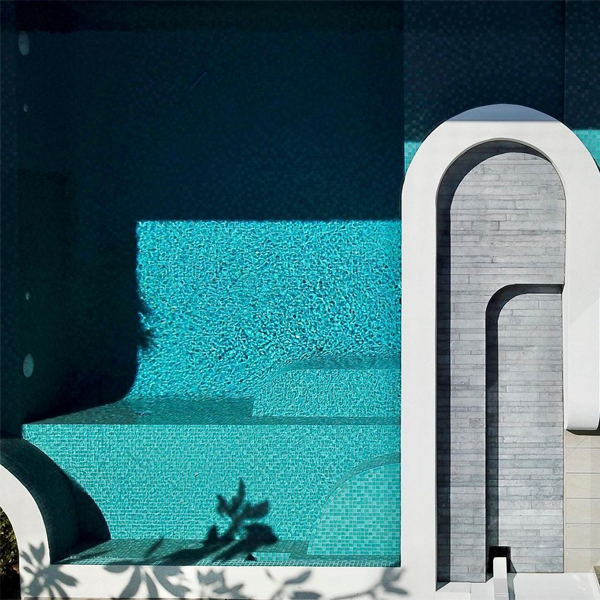 mini pool and spa in an original project by Tristan Peirce Landscape Architecture