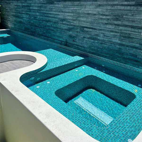 mini pool and spa in an original project by Tristan Peirce Landscape Architecture