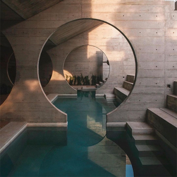 Unique pool in Casa TO hotel by Ludwig Godefroy