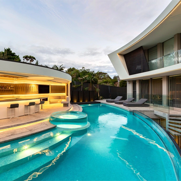 A unique transparent pool by Personal Pools