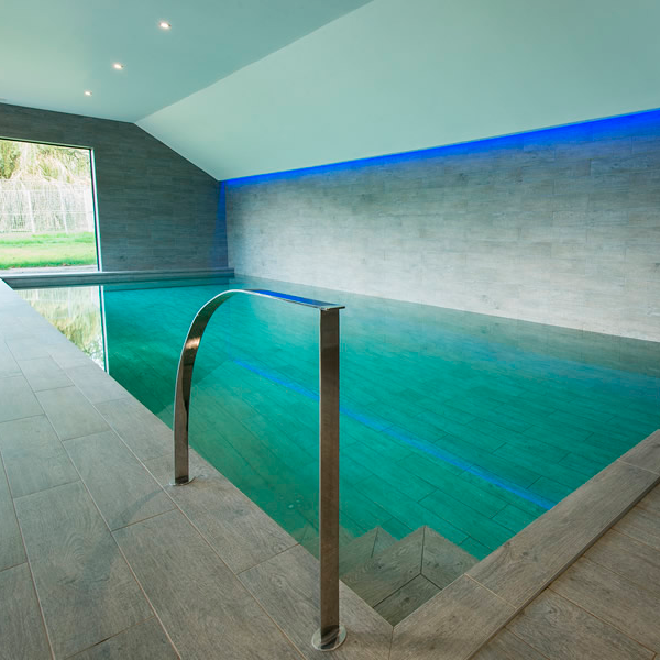 indoor pool by Pools By Design