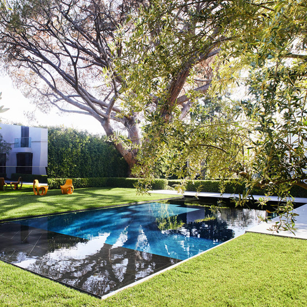 overflow mirror pool by Union Works