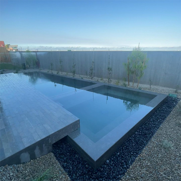 mini pool and spa by Falcon Pools