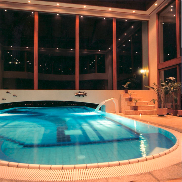 private indoor-outdoor pool in Santiago de Chile by Belka