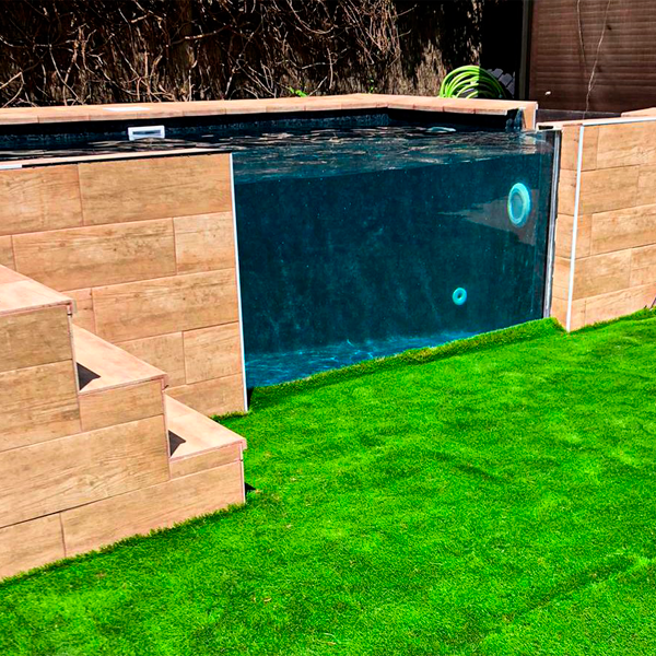 minipool with transparent window