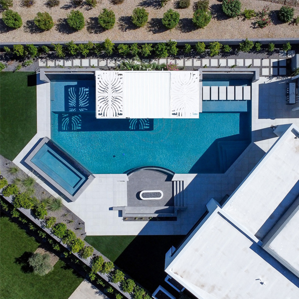 LAVENDER LANDSCAPE DESIGN UST071 - Poolique - Custom pool and spa