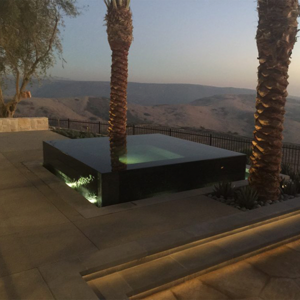 spa infinity al atardecer, por Creative Atmospheres