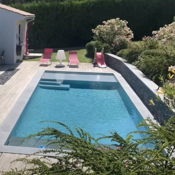piscina prefabricada en proyecto de EPC Travaux