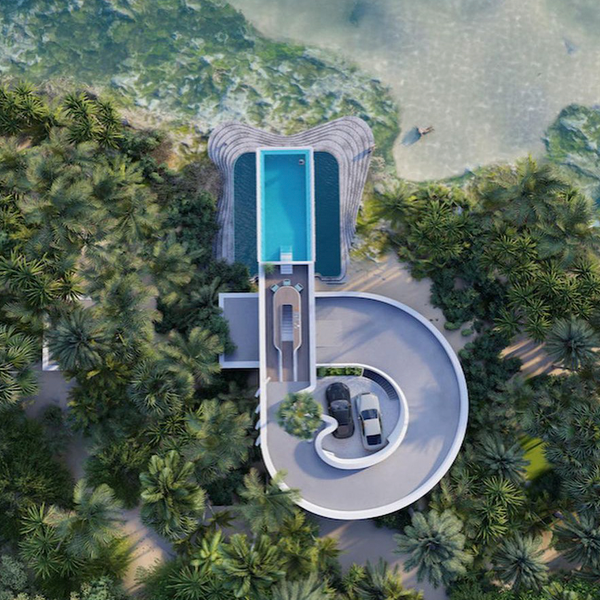 Diseño 3d de vivienda y piscinas por Gas Architectures