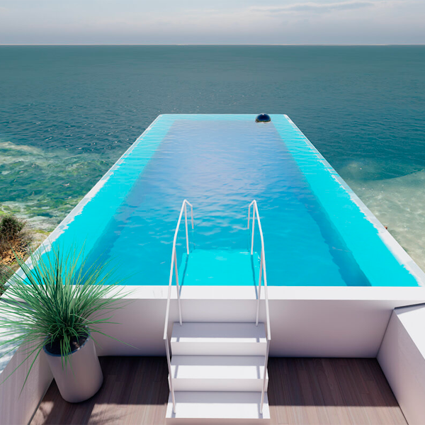 Diseño 3d de vivienda y piscinas por Gas Architectures