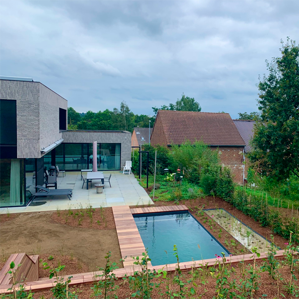 piscina ecológica por Geoblauw