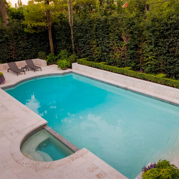 piscine privée et paysage par Coivic