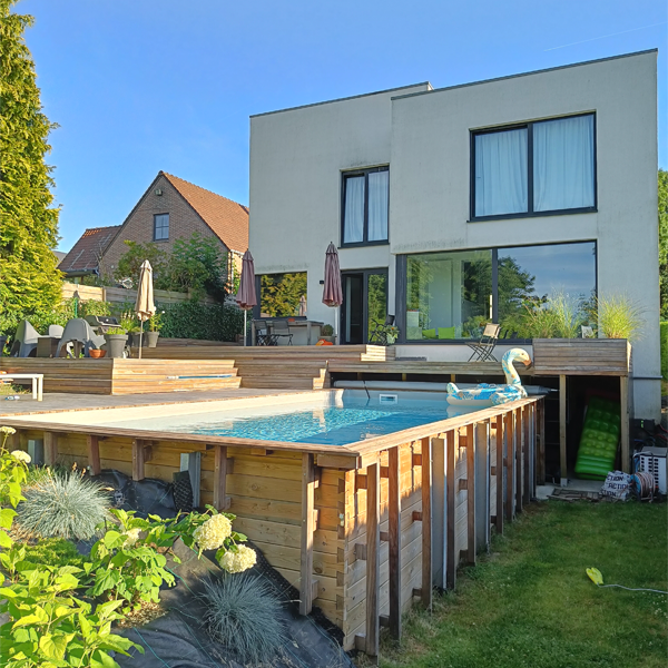 piscine en bois par Exterior Living
