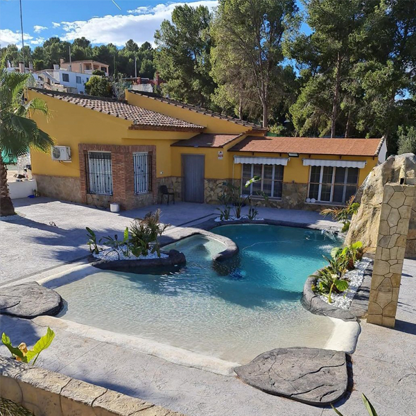 piscine style plage par Paradise Pools Spain