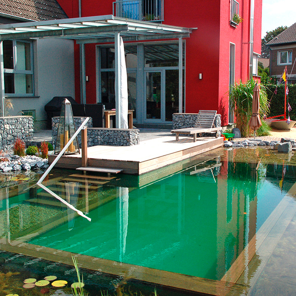 mini piscine naturelle par Teich und Garten